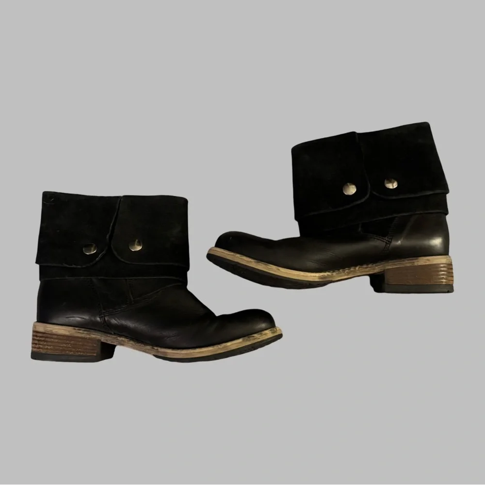 CLARKS Women’s Black Volara Sky Motorcycle Boots Size 7